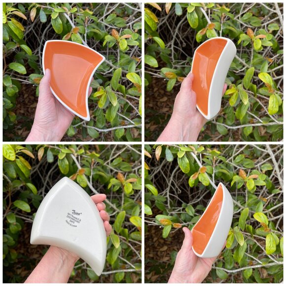 VINTAGE 90s 🫒 TRISA RETRO RAINBOW SNACK BOWL SET OF 4 . KITSCHY HORS D'OEUVRES ! - Picture 8 of 14